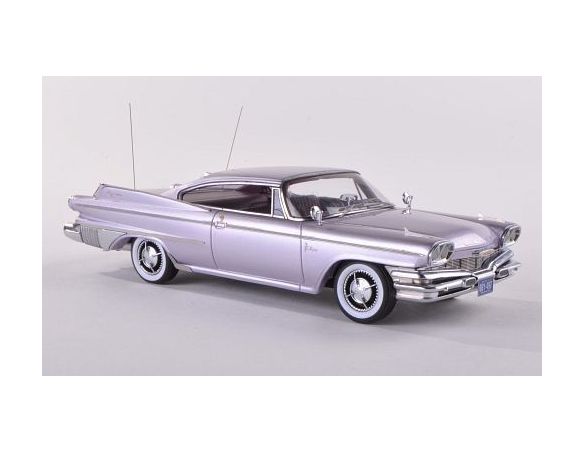 Neo Scale Models NEO44097 DODGE POLARA 2-DOOR HARDTOP COUPE' 1960 MET.LIGHT LILAC 1:43 Modellino