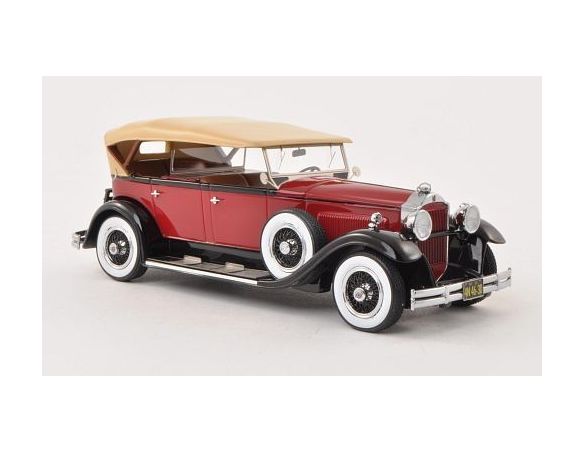 Neo Scale Models NEO44630 PACKARD 733 STANDARD 8 SPORT 1930 DARK RED/BLACK 1:43 Modellino