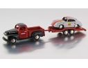 Bub 09302 FORD F100 PICK-UP+TRAILER+PORSCHE 1:87 Modellino