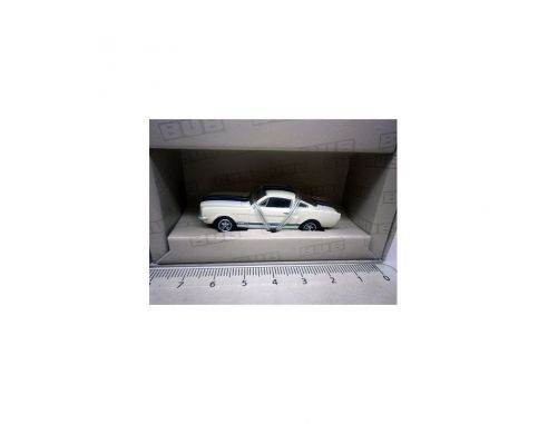 Bub 09350 BUBMOBIL MUSTANG GT350 WHITE/BLUE Modellino