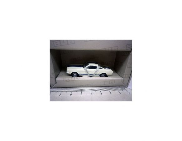 Bub 09350 BUBMOBIL MUSTANG GT350 WHITE/BLUE Modellino