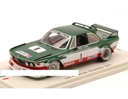 Spark Model SI001 BMW CSL N.1 WINNER SILVERSTONE 1979 U.GRANO-E.JOOSEN (SPARK ITALIA) 1:43 Modellino