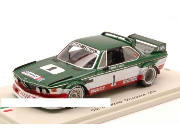 Spark Model SI001 BMW CSL N.1 WINNER SILVERSTONE 1979 U.GRANO-E.JOOSEN (SPARK ITALIA) 1:43 Modellino