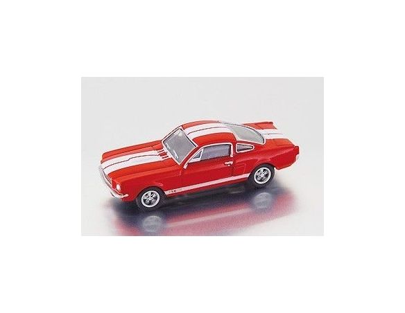 Bub 09353 BUBMOBIL MUSTANG GT350 RED-WHITE Modellino