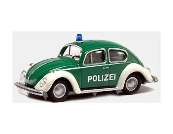 Bub 09501 VW BEETLE 1302 POLIZEI 1/87 Modellino