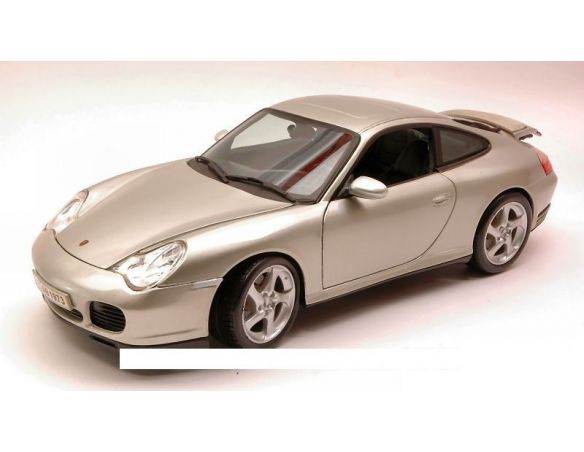 Maisto MI31628 PORSCHE 911 CARRERA 4 S 1995 SILVER 1:18 Modellino