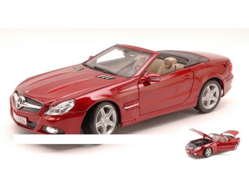 Maisto MI31169 MERCEDES SL-550 2009 AMARANTH RED 1:18 Modellino