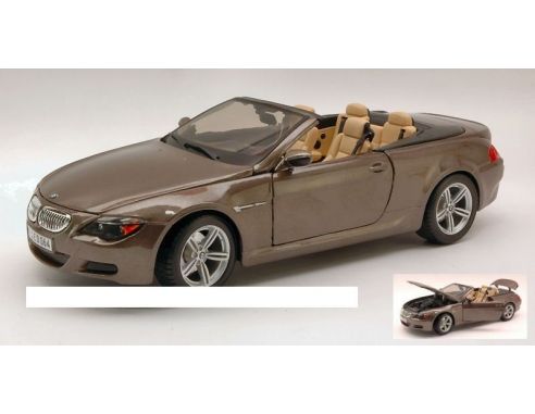 Maisto MI31145 BMW M 6 CABRIO 2007 MET.BRONZE 1:18 Modellino