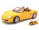 Maisto MI31123Y PORSCHE BOXSTER S CABRIO 2000 YELLOW 1:18 Modellino