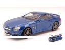 Maisto MI36199 MERCEDES SL 65 AMG 45th ANNIVERSARY 2013 HARD TOP METALLIC BLUE 1:18 Modellino