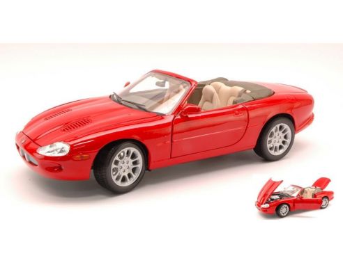 Maisto MI31863 JAGUAR XKR CONVERTIBLE 1998 RED 1:18 Modellino