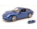 Maisto MI31692 PORSCHE 911 CARRERA S 997 2005 METALLIC BLUE 1:18 Modellino