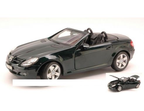Maisto MI31674G MERCEDES SLK CONVERTIBLE 2003 GREEN METALLIC 1:18 Modellino