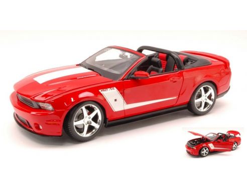 Maisto MI31669 ROUSH 427R FORD MUSTANG 2010 RED/WHITE 1:18 Modellino