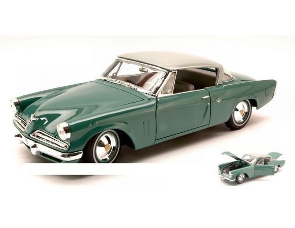 Maisto MI31651 STUDEBAKER STARLINER 1953 GREEN 1:18 Modellino