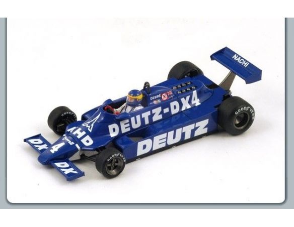 Spark Model S1886 TYRRELL 010 D.WILSON 1981 N.4 RETIRED (ACCIDENT) S.AFRICAN GP 1981 1:43 Modellino