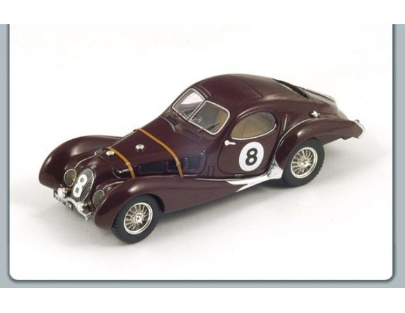 Spark Model S2918 TALBOT LAGO T150 SS FIGONI N.8 30th LM 1939 P.DE MASSA-J.MAHE' 1:43 Modellino