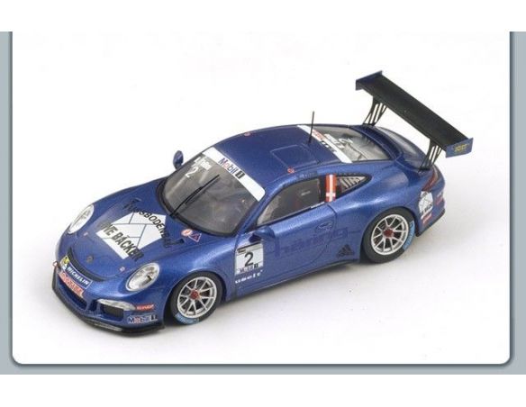 Spark Model S4186 PORSCHE 991 GT3 N.2 SUPERCUP CHAMPION 2013 N.THIIM 1:43 Modellino