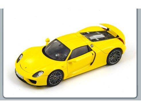 Spark Model S4198 PORSCHE 918 SPYDER 2013 YELLOW 1:43 Modellino