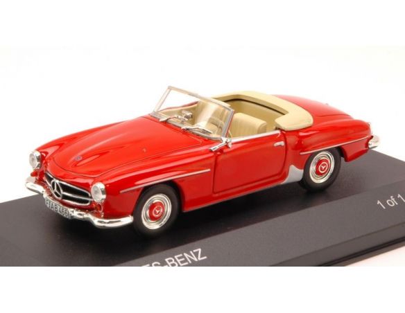 White Box WB001 MERCEDES 190 SL 1955 RED 1:43 Modellino
