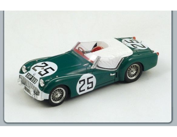 Spark Model S1395 TRIUMPH TR3 S N.25 27th LM 1959 JOPP-STOOP 1:43 Modellino