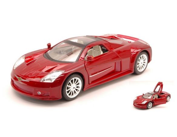 Maisto MI31250 CHRYSLER ME FOUR TWELVE CONCEPT 2005 METALLIC RED 1:24 Modellino