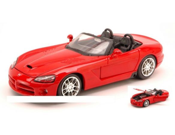 Maisto MI31232 DODGE VIPER SRT-10 2003 RED 1:24 Modellino