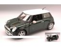 Maisto MI31219 NEW MINI COOPER 2002 GREEN W/WHITE ROOF 1:24 Modellino