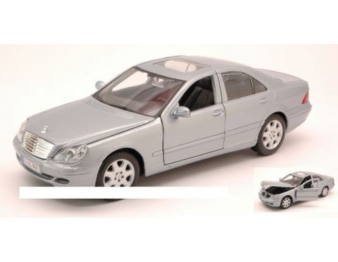 Maisto MI31955 MERCEDES S CLASS 2008 SILVER 1:24 Modellino