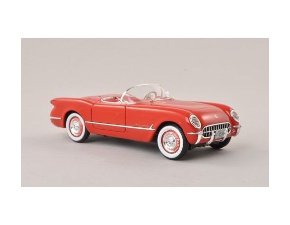 Neo Scale Models NEO45745 CHEVROLET CORVETTE C1 SPIDER 1953 RED 1:43 Modellino