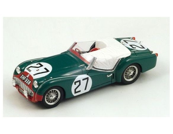 Spark Model S1397 TRIUMPH TR3 S N.27 15th LM 1959 SANDERSON-DUBOIS 1:43 Modellino