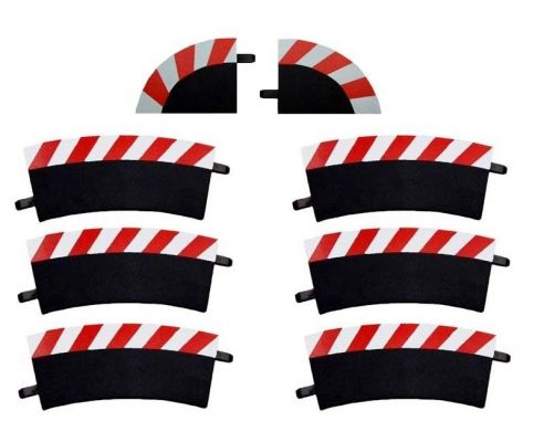 Carrera Evolution 205673 6 PEZZI PER CURVA BORDATURA ESTERNA Modellino