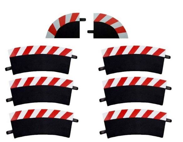 Carrera Evolution 205673 6 PEZZI PER CURVA BORDATURA ESTERNA Modellino