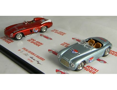 Club Bialbero 100FS COFANETO 100 ANNI SPYDER 1/43 F750 + Modellino