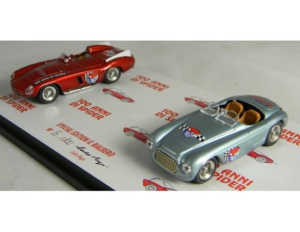 Club Bialbero 100FS COFANETO 100 ANNI SPYDER 1/43 F750 + Modellino