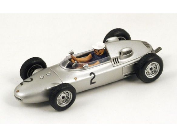 Spark Model S1367 PORSCHE 787 JO BONNIER 1961 N.2 12th MONACO GP 1:43 Modellino