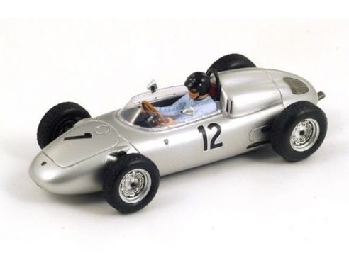 Spark Model S1865 PORSCHE 718 D.GURNEY 1961 N.12 2nd FRENCH GP 1:43 Modellino