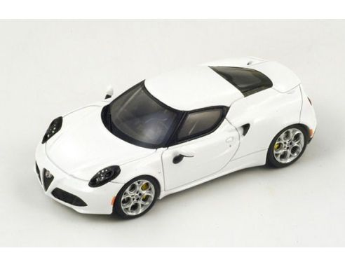Spark Model S3894 ALFA ROMEO 4C 2013 WHITE 1:43 Modellino
