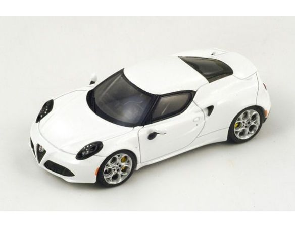 Spark Model S3894 ALFA ROMEO 4C 2013 WHITE 1:43 Modellino