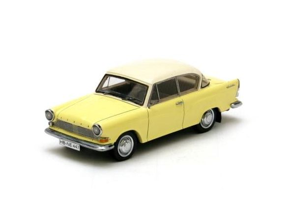 Neo Scale Models NEO43447 LLOYD ARABELLA 1960 YELLOW/CREAM 1:43 Modellino