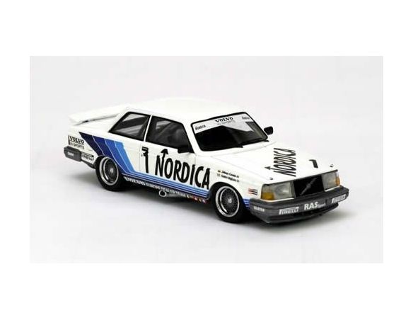 Neo Scale Models NEO45560 VOLVO 240 TURBO N.1 NORDICA RAS ETCC 1986 1:43 Modellino