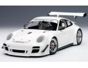 Auto Art / Gateway AA81070 PORSCHE 911 GT3 RSR 2010 SENZA DECORAZIONE BIANCO 1:18 Modellino