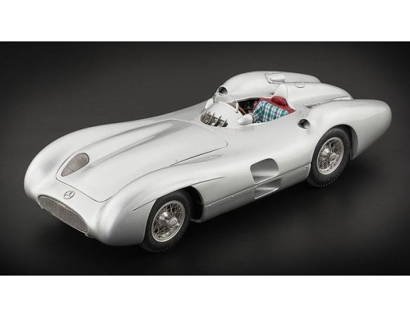 CMC CMC127 MERCEDES W196R 1954 SILVER 1:18 Modellino