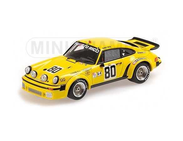 Minichamps PM400806480 PORSCHE 934 N.80 ACCIDENT LM 1980 GONZALES-FLEBES-ROMERO 1:43 Modellino