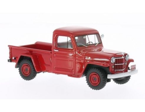 Neo Scale Models NEO44642 WILLYS JEEP PICK UP 1954 RED 1:43 Modellino