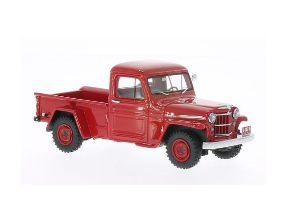 Neo Scale Models NEO44642 WILLYS JEEP PICK UP 1954 RED 1:43 Modellino