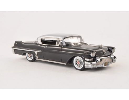 Neo Scale Models NEO45809 CADILLAC SERIES 62 HARDTOP COUPE' 1957 BLACK/SILVER 1:43 Modellino