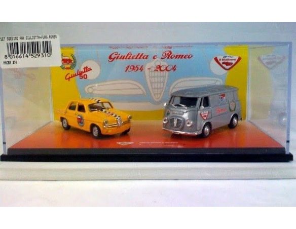 Club Bialbero 374 SET 1950 ANNIVERSARIO GIULIETTA 1:43 Modellino