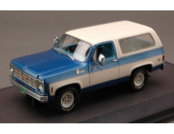 Matrix MX20302-382 CHEVROLET BLAZER K5 CHEYENNE 1978 BLUE/WHITE ED.LIM.PCS 492 1:43 Modellino