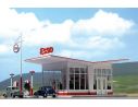 BUSCH 1005 STAZIONE DI SERVIZIO ESSO HO Modellino